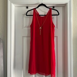 BCX Red Sleeveless Mini Dress – Size Medium